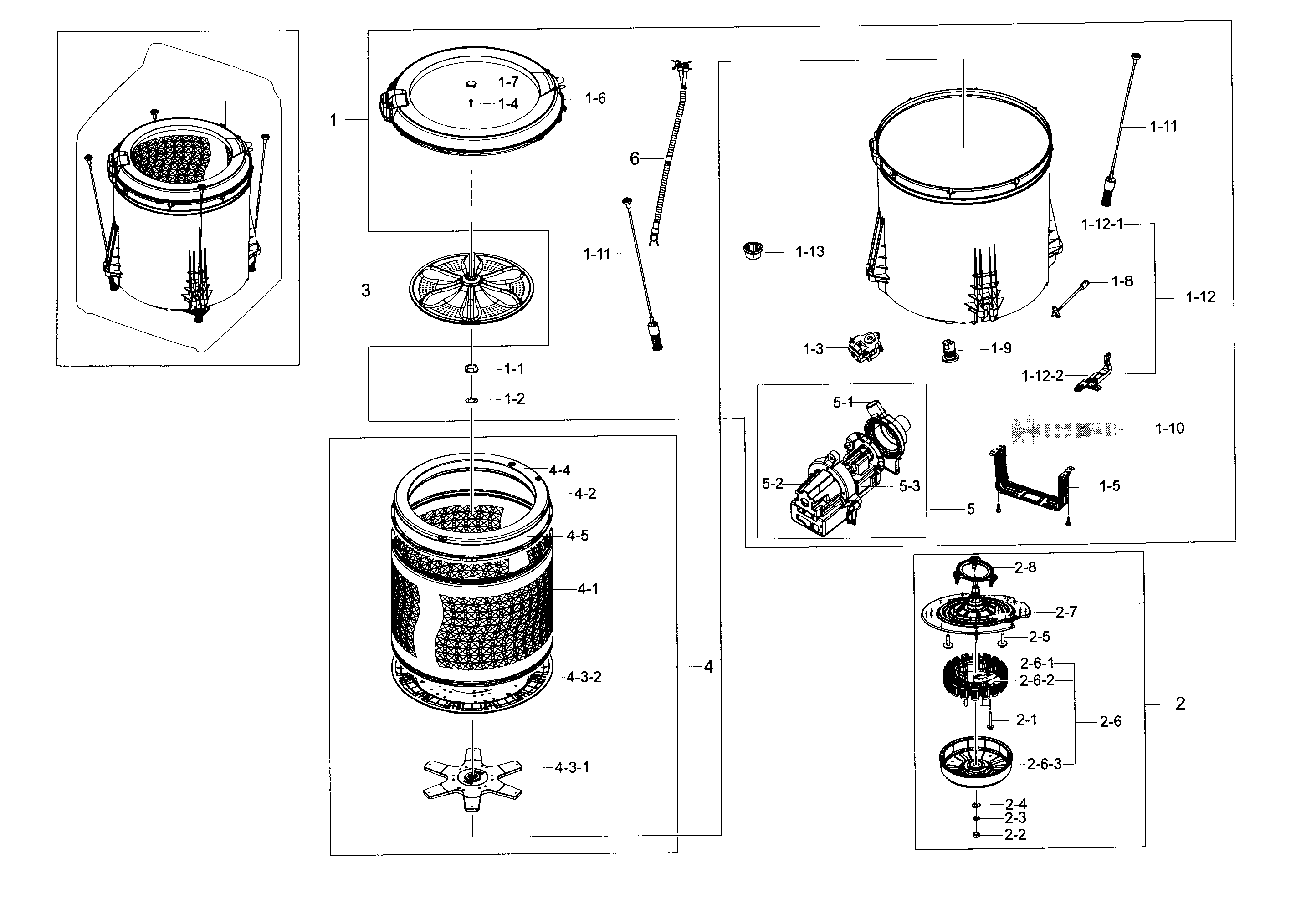 Tub parts