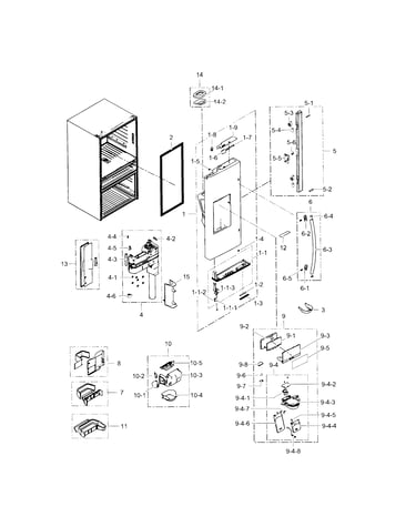 Refrigerator door l