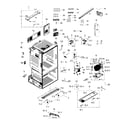 Samsung RF263TEAEBC/AA-00 cabinet diagram