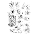 Samsung RF263TEAEBC/AA-01 refrigerator diagram