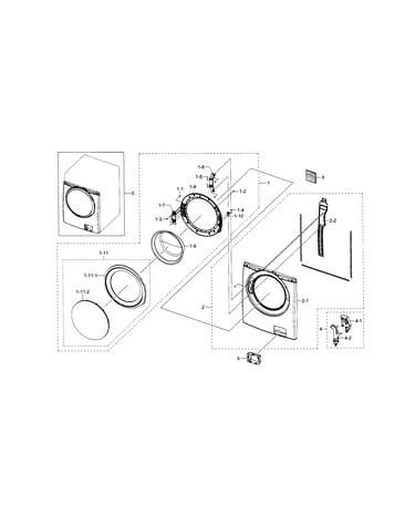 Frame front & door
