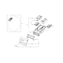 Samsung WF330ANB/XAA-05 drawer diagram