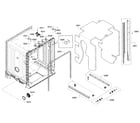 Bosch SHE3AR52UC/20 frame parts diagram