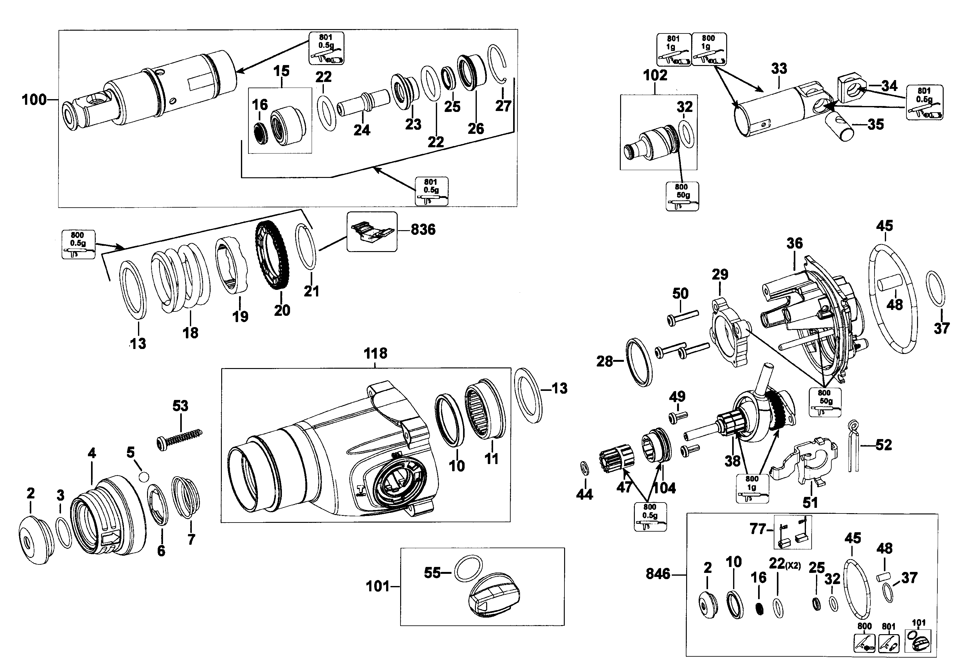 Drill assy