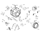 Bosch WAT28400UC/01 tub/drum diagram