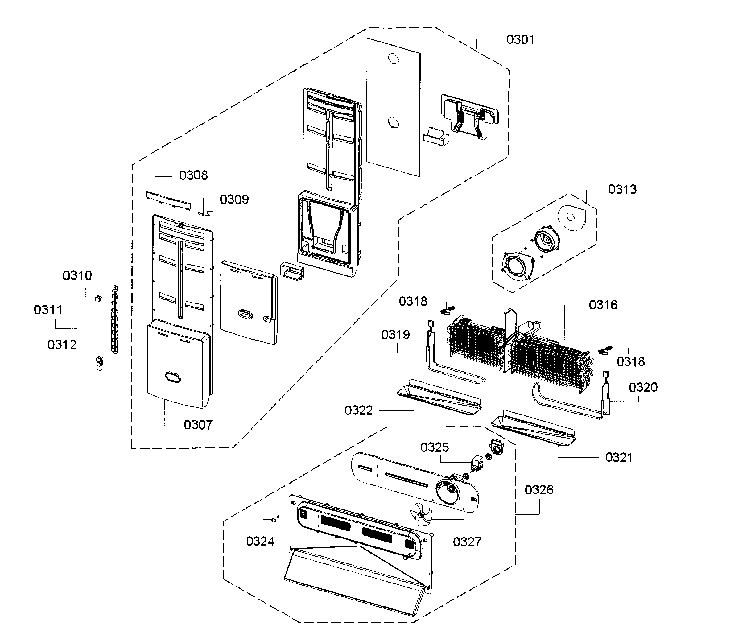 EVAPORATOR ASSY