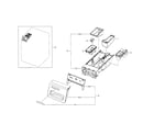 Samsung WF330ANW/XAA-04 drawer diagram