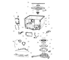 Fisher & Paykel DD24DCX7-88637-A tub & components diagram