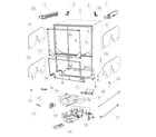 Fisher & Paykel DD24DCX7-84690-B cabinet diagram