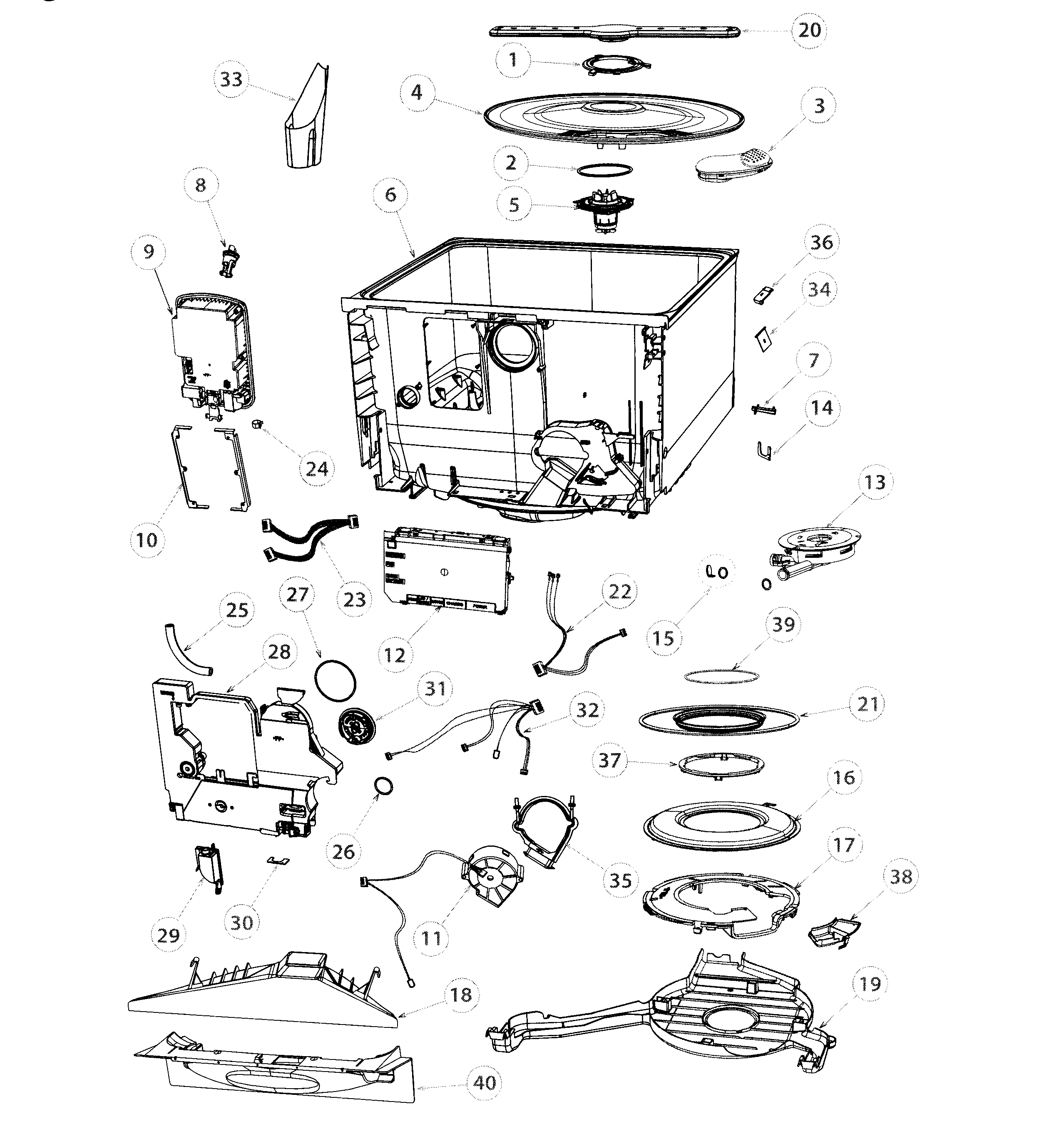 Tub & components