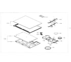 Samsung NE58H9950WS/AA-02 cooktop assy diagram