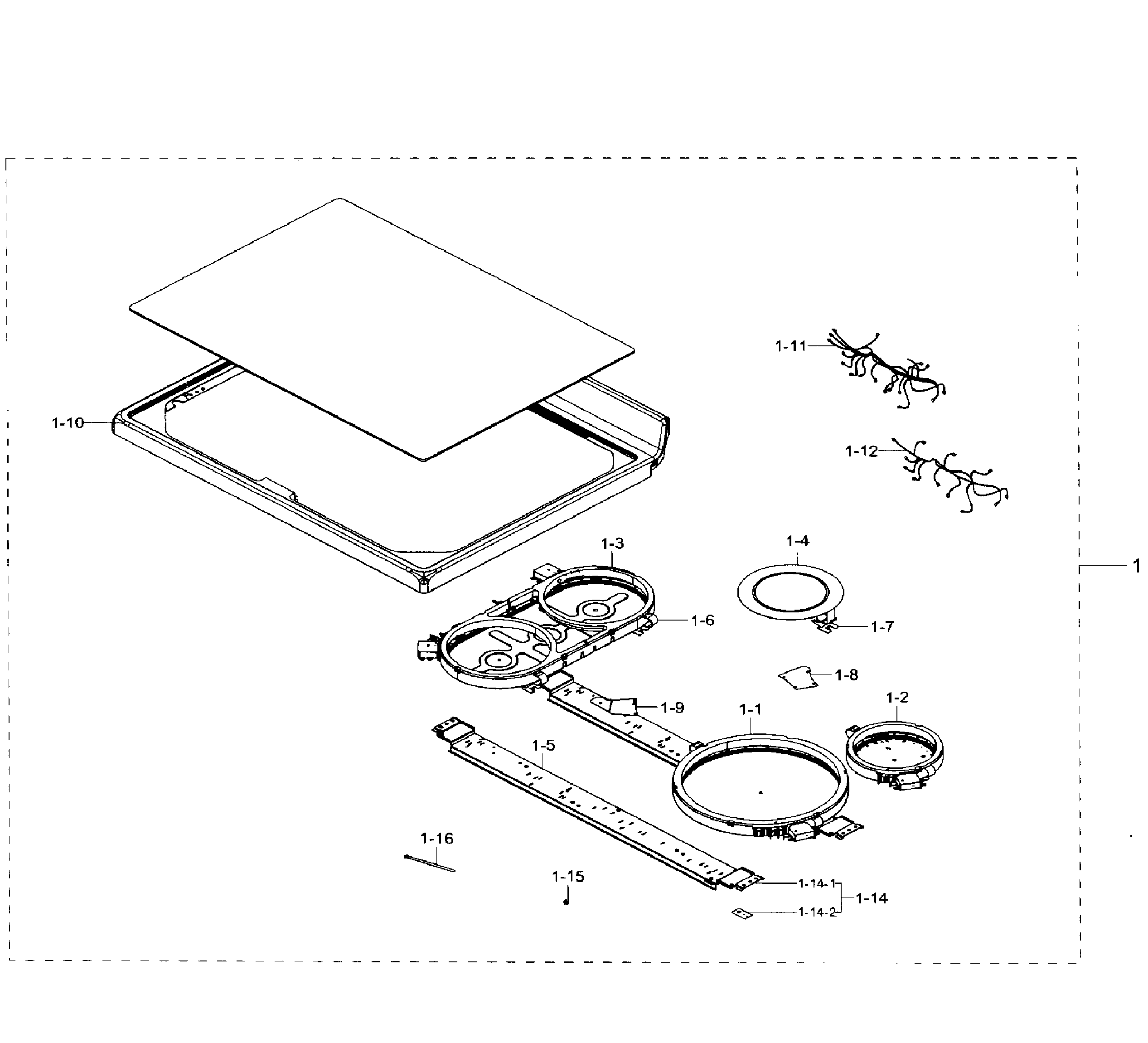 Cooktop assy
