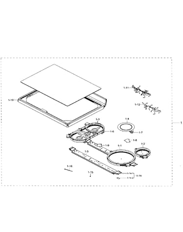 Cooktop assy