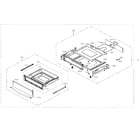 Samsung NE59J7650WS/AA-00 drawer assy diagram