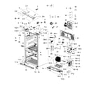 Samsung RF267ACWP/XAA-00 cabinet diagram