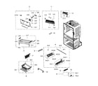 Samsung RF28HMEDBSR/AA-06 freezer / icemaker diagram