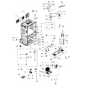 Samsung RF28HMEDBSR/AA-06 cabinet diagram
