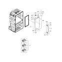 Samsung RF28HMEDBSR/AA-06 refrigerator door r diagram