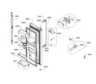 Bosch B26FT70SNS/03 frdige door 1 diagram