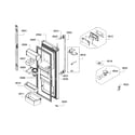 Bosch B26FT70SNS/04 frdige door 1 diagram