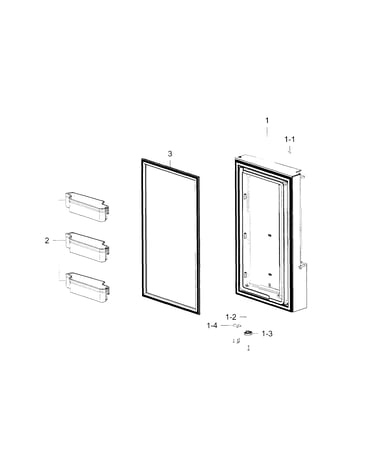 Freezer door r