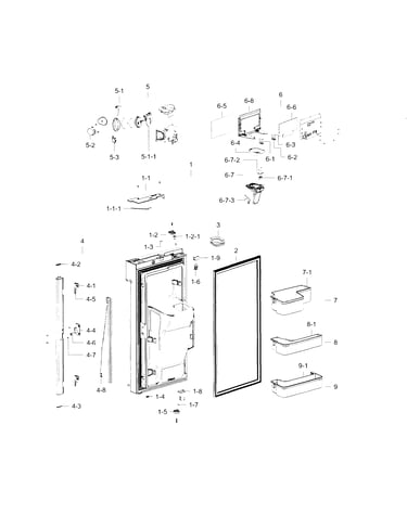Fridge door l