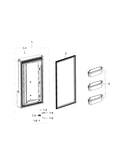 Freezer door l