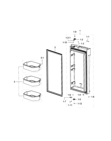 Fridge door r