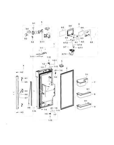 Fridge door l