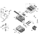 Bosch SPE68U55UC/30 baskets assy diagram