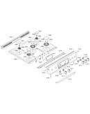 Control panel/burner asy