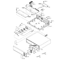 Sharp HT-SB600 cabinet parts diagram