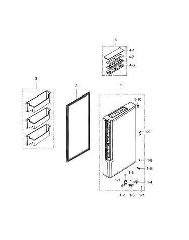 Freezer door r
