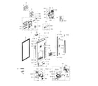 Samsung RF24J9960S4/AA-01 fridge door l diagram