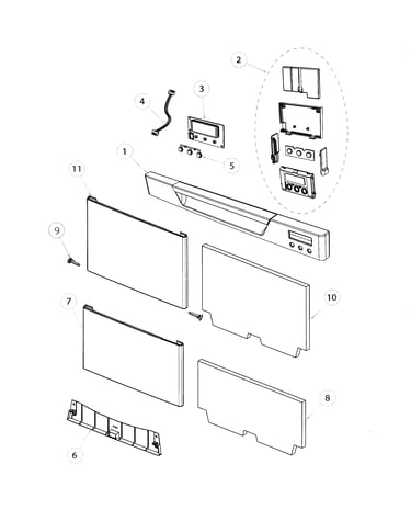 Front panel/controls