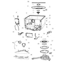 Fisher & Paykel DD24DCTX7-88626-A tub & components diagram