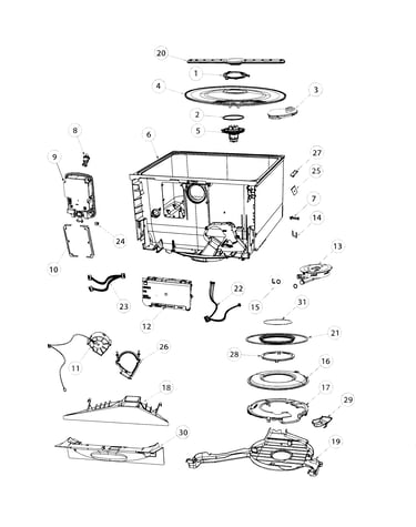 Tub & components
