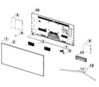 Samsung UN32J5500AFXZA-UU18 cabinet parts diagram