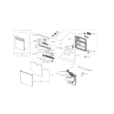 Samsung DW80J9945US/AA-00 door diagram