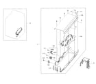 Samsung DV52J8060EW/A2-00 duct & burner diagram