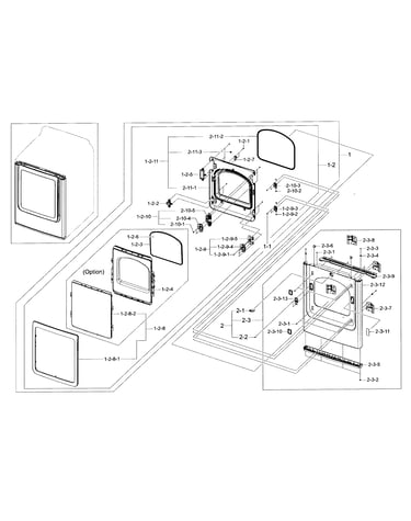 Frame front & door
