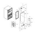 Samsung RF31FMESBSR/AA-06 refrigerator door r diagram