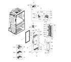 Samsung RF4287HABP/XAA-00 refrigerator door l diagram