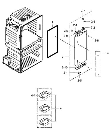 Refrigerator door r
