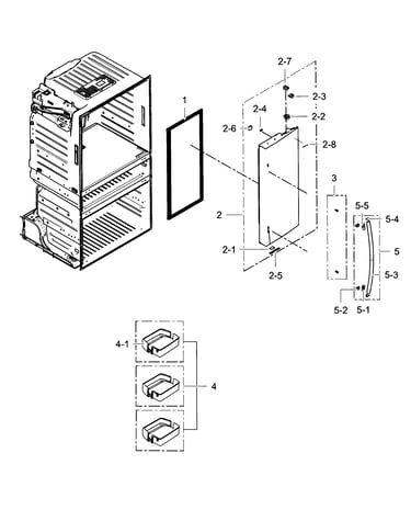 Refrigerator door r