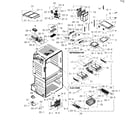 Samsung RF25HMEDBSR/AA-01 refrigerator / icemaker diagram