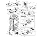 Samsung RF25HMEDBWW/AA-01 refrigerator / icemaker diagram