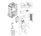 Samsung RF25HMEDBWW/AA-01 refrigerator door l diagram