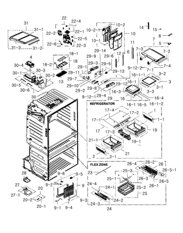 Refrigerator / icemaker