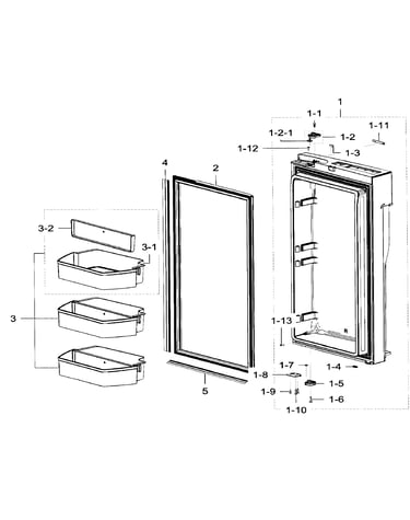 Fridge door r